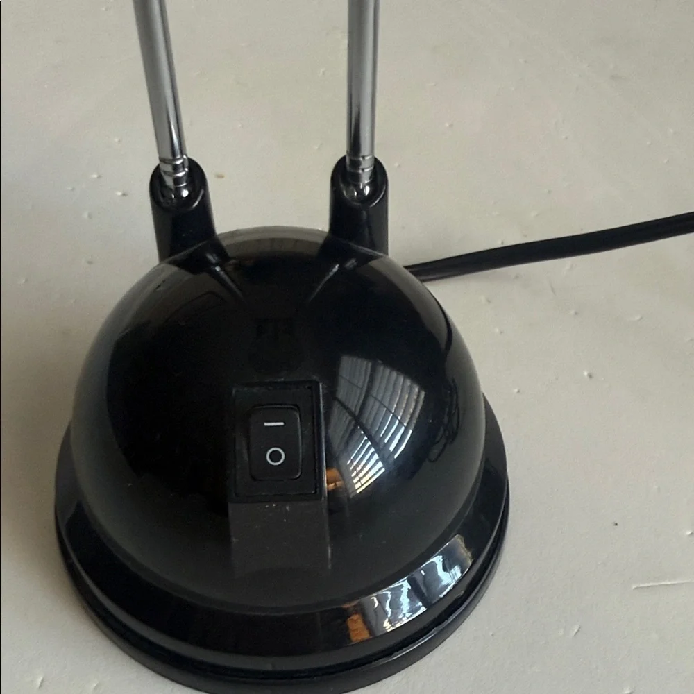 Ikea Espressivo Vintage Sleek Adjustable Black Table Lamp